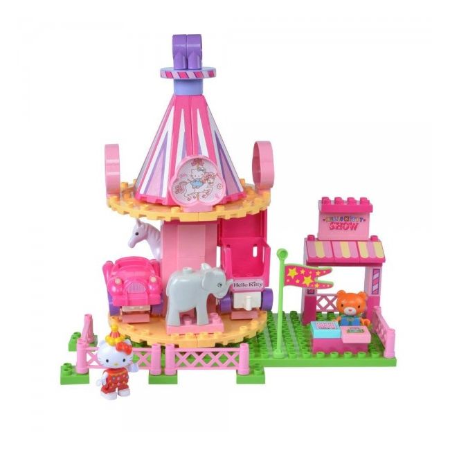 Set cuburi constructie Carusel Hello Kitty Unico - SOLUN8686