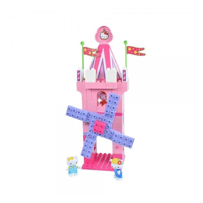 Set cuburi constructie Carusel Hello Kitty Unico - SOLUN8686