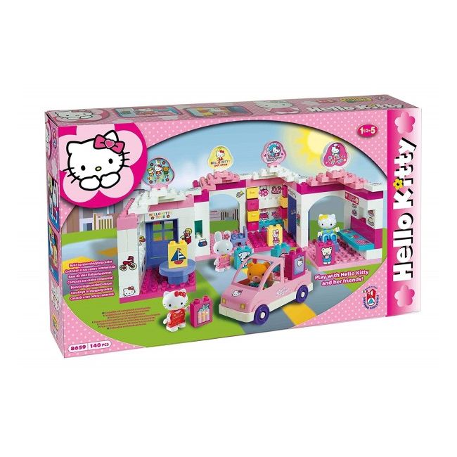 Set cuburi constructie Centru comercial Hello Kitty Unico - SOLUN8659