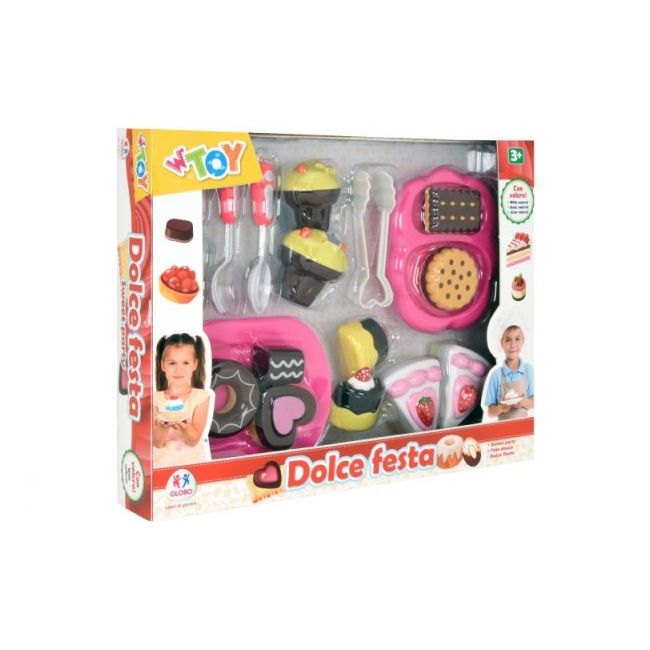 Set prajituri Globo cu accesorii cu velcro - SOLGL38962