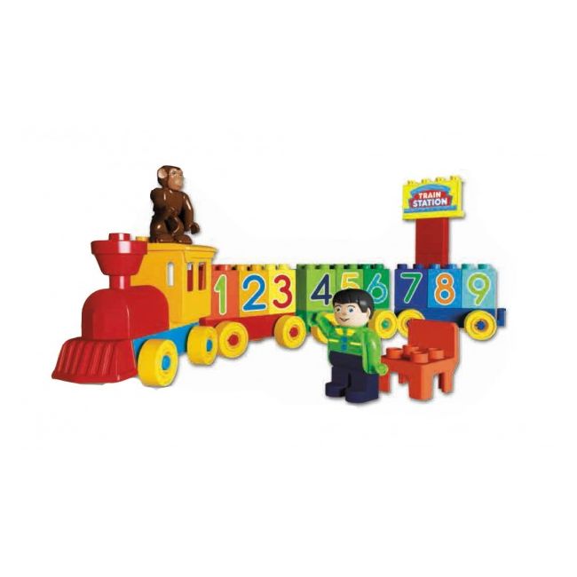 Set unico trenulet cu 2 figurine 33 piese - SOLUN8630