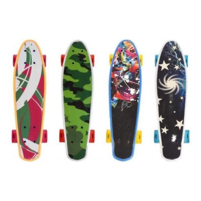 Skateboard cu led pentru copii 56 cm 50 kg Globo   - SOLGL38559