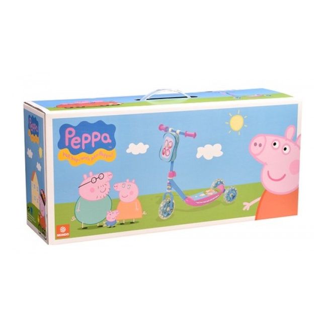 Trotineta copii 3 roti Mondo Peppa Pig - SOLMON28181