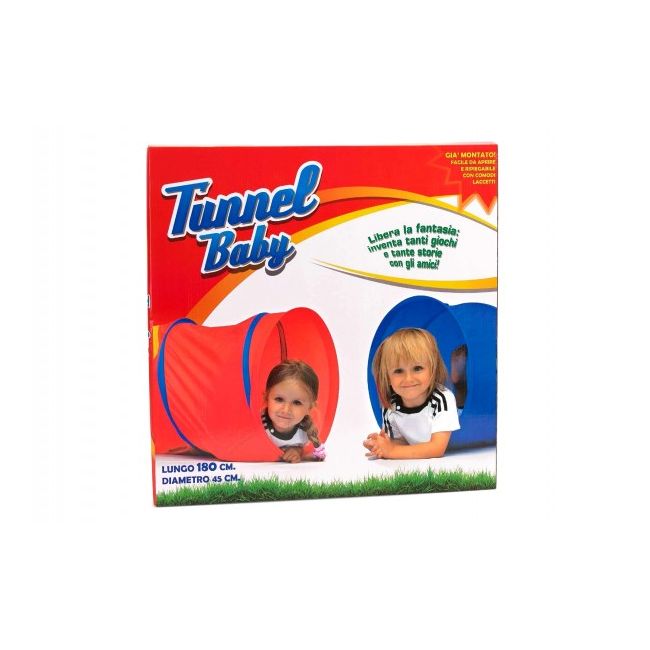Tunel pentru corturi copii 180cm lungime multicolor - SOLGL36616