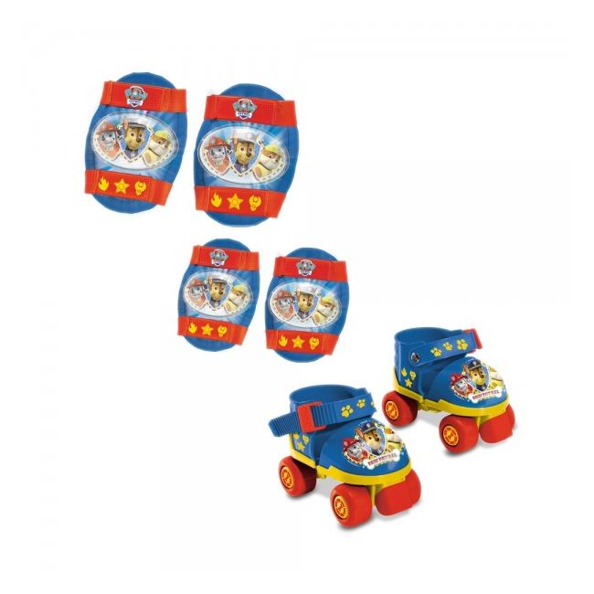 Role copii ajustabile Paw Patrol 4 roti cu protectii - SOLMON28312