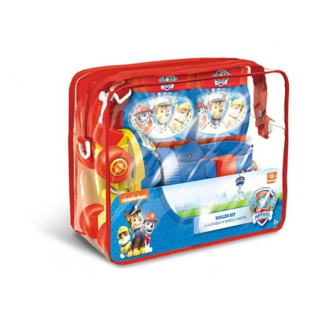 Role copii ajustabile Paw Patrol 4 roti cu protectii - SOLMON28312