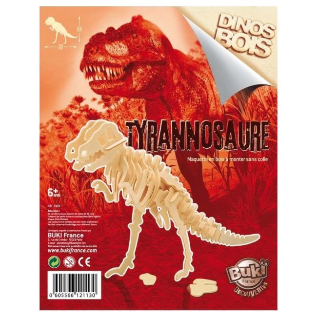 Dinozaur din lemn  (diverse modele) - BKD6B
