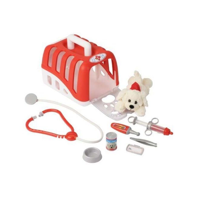 Kit veterinar cu catelus si accesorii - TK4831