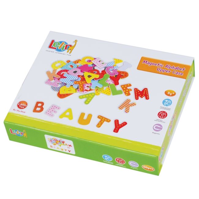Litere magnetice 60 bucati Lelin - NC30607