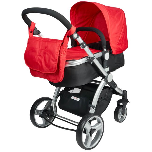 Carucior 2 in 1 Veneto rosu Kidscare SUPKCC670R2