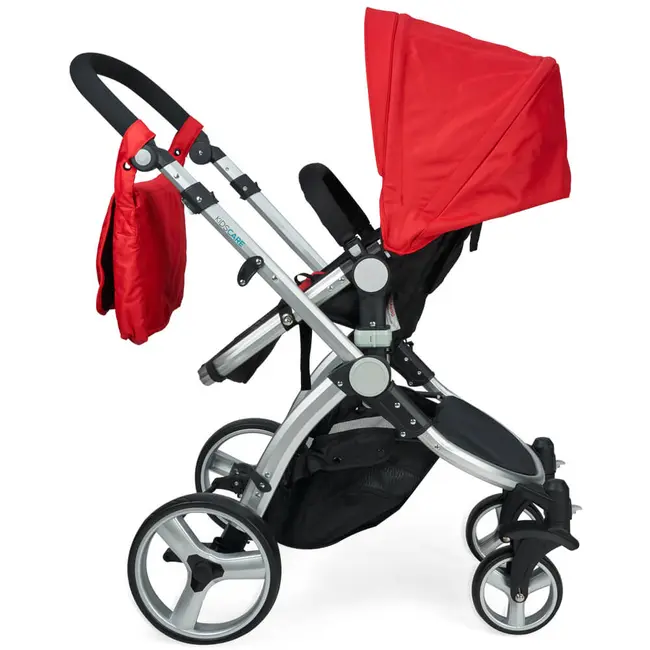 Carucior 2 in 1 Veneto rosu Kidscare SUPKCC670R2