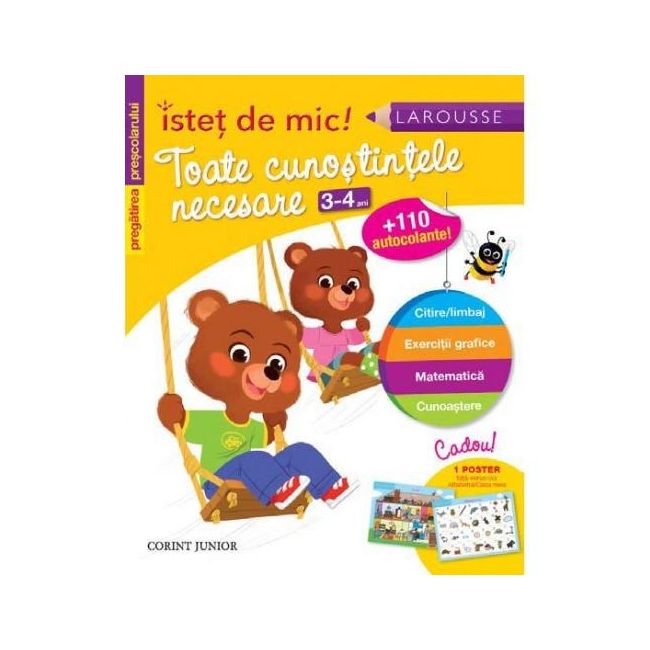 Istet de mic - toate cunostintele necesare 3-4 ani