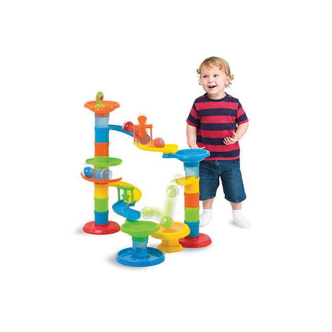 Jucarie interactiva - turnulet cu bilute (30 piese)