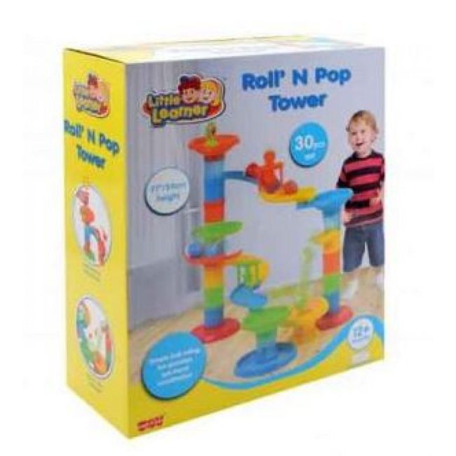 Jucarie interactiva - turnulet cu bilute (30 piese)