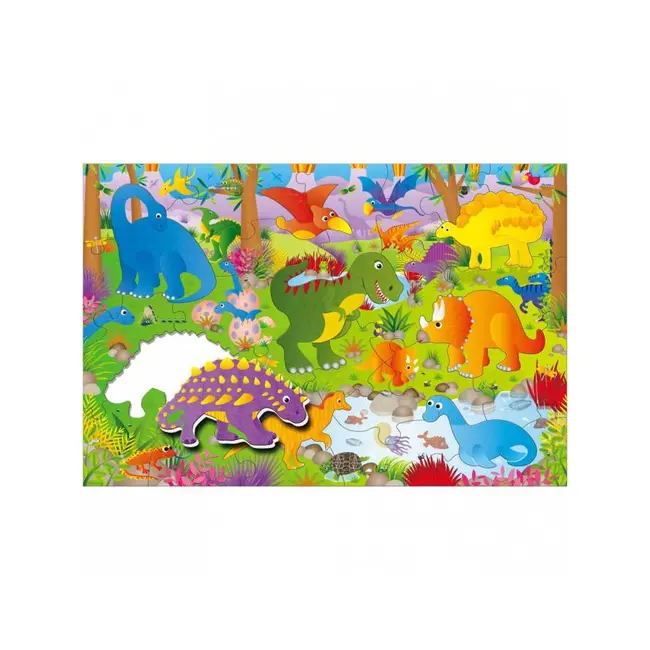 Puzzle podea: dinozauri (30 piese)