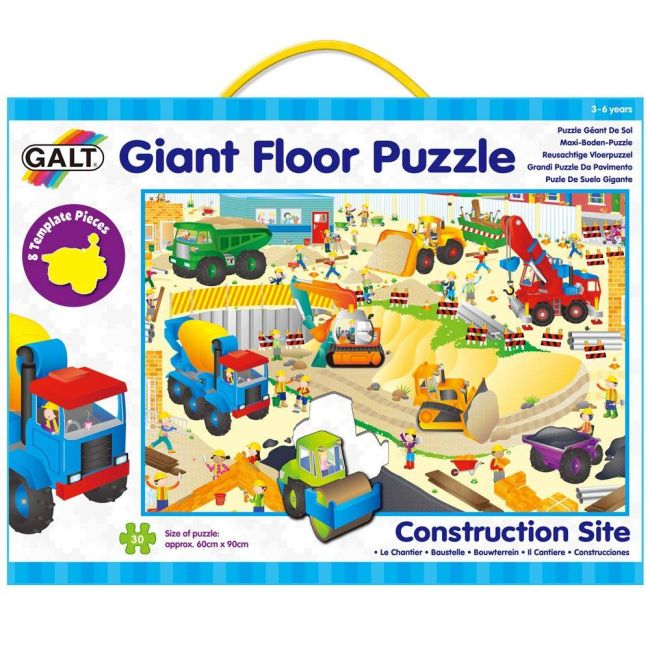 Puzzle podea: santierul (30 piese)
