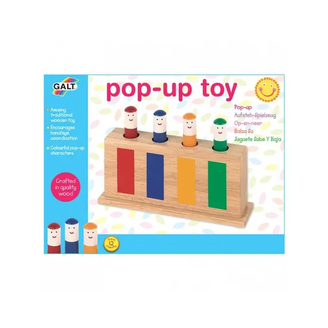 Jucarie din lemn pop-up