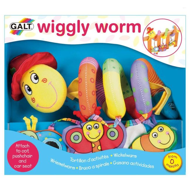 Jucarie pentru patut si carucior wiggly worm