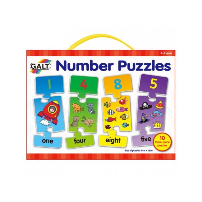 Puzzle cu numere (3 piese)