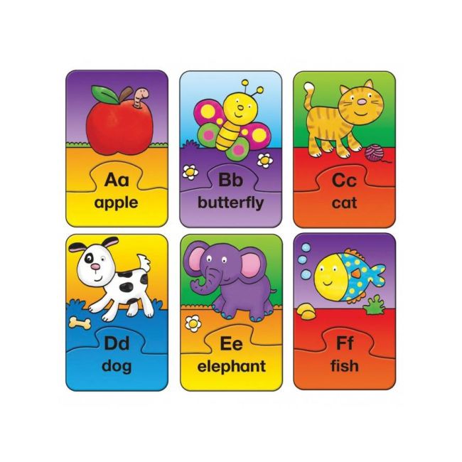 Set 26 de puzzle-uri alfabet (2 piese)