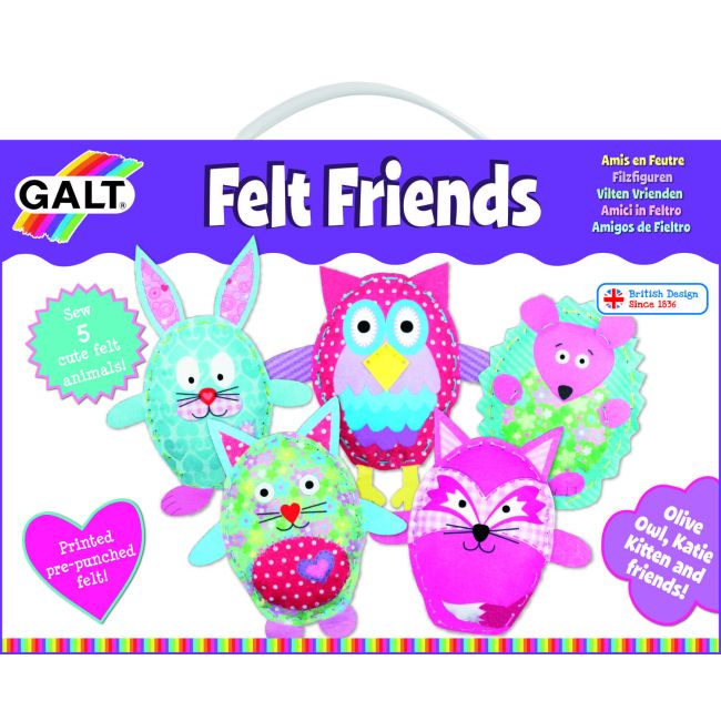 Set creativ - animalute din fetru