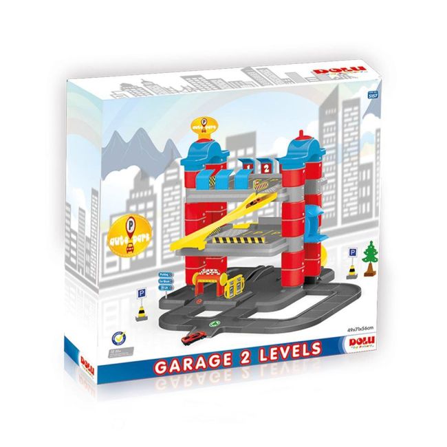 Set de constructie - garaj cu 3 niveluri
