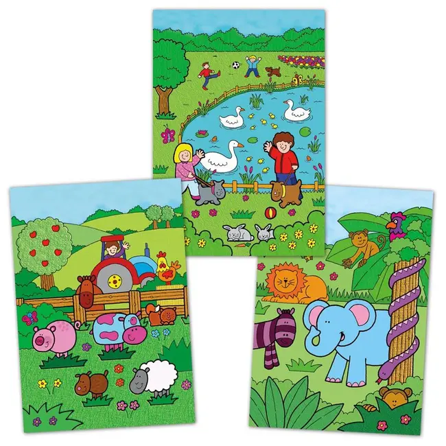 Water magic: carte de colorat animalute