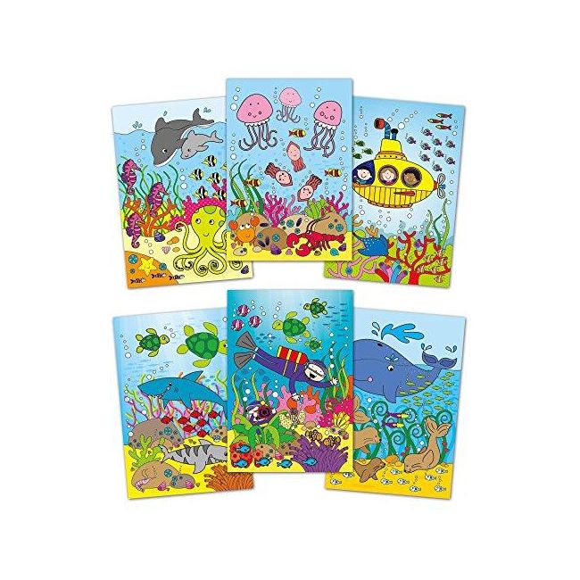 Water magic: carte de colorat lumea acvatica