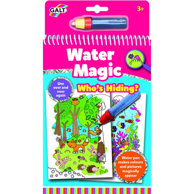 Water magic: carte de colorat who's hiding?