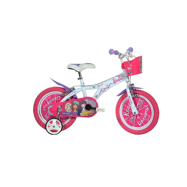 Bicicleta copii 14" - Barbie - EDU614G-BA
