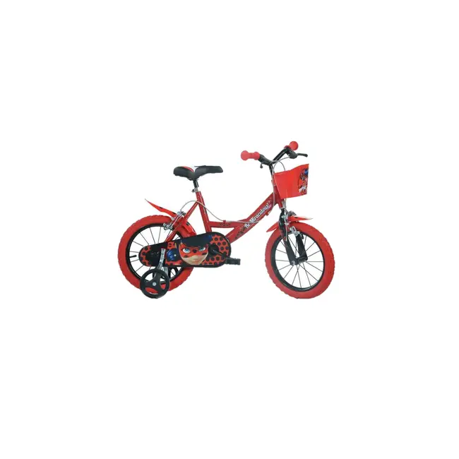 Bicicleta copii 14'' MIRACULOS-BUBURUZA - EDU144R-LB
