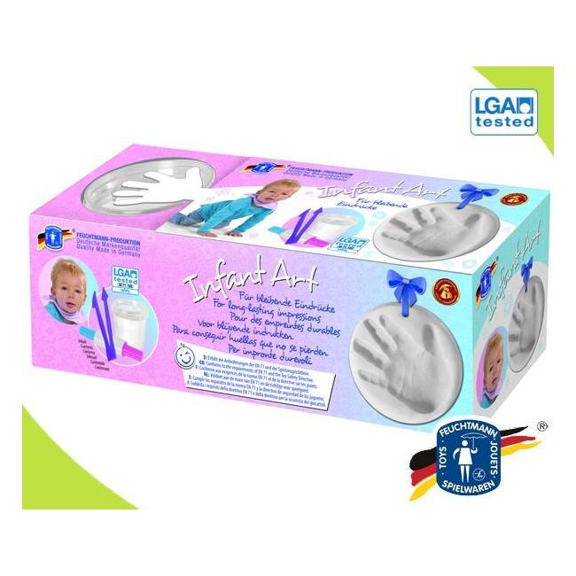 Kit amprenta bebelusi - alb