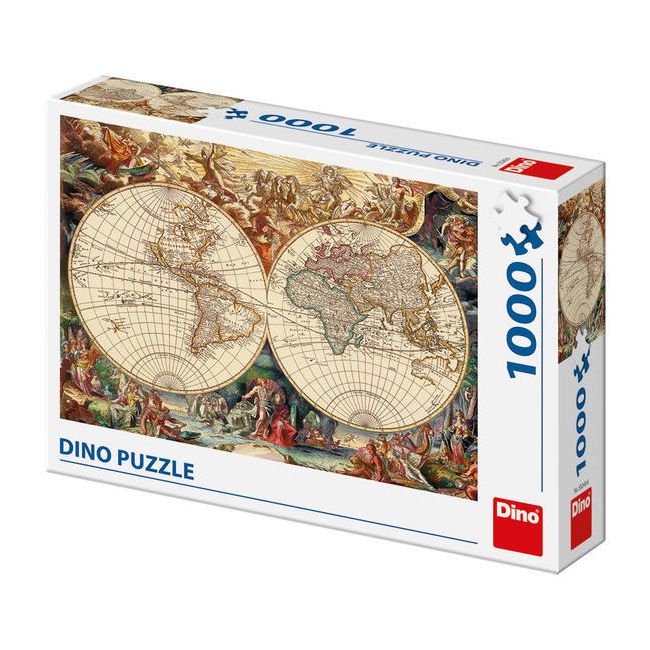 Puzzle - harta istorica (1000 piese)