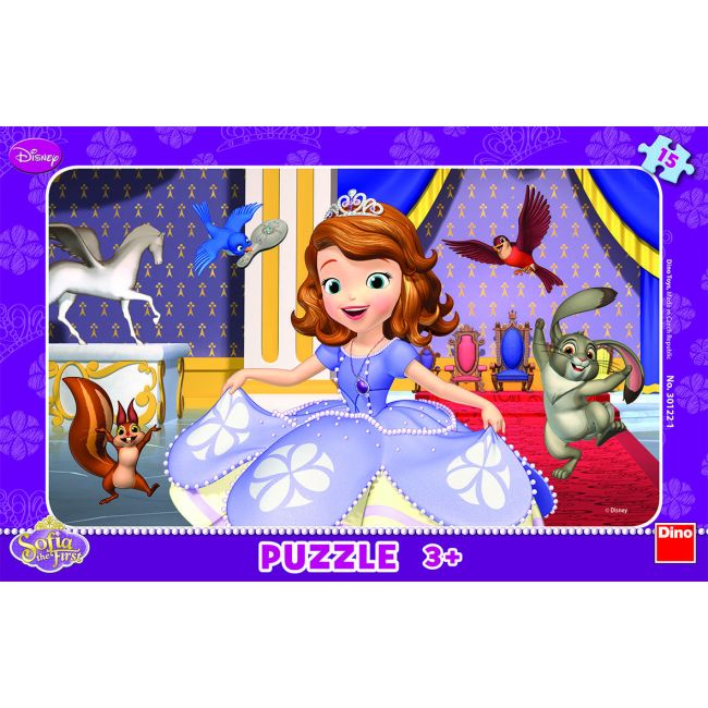 Puzzle - printesa sofia (15 piese)