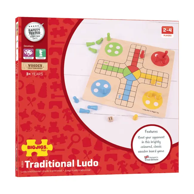 Joc clasic din lemn - nu te supara frate