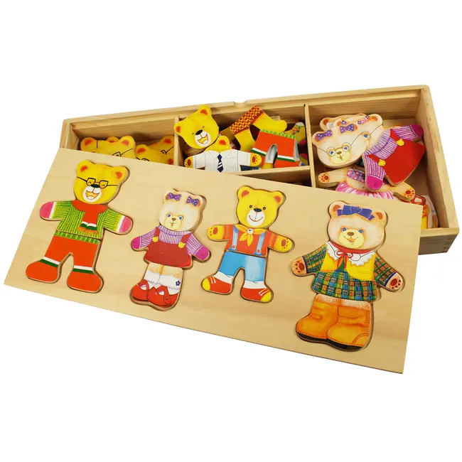 Joc de potrivire - familia ursuletilor