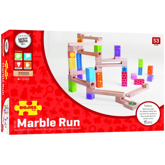 Marble run din lemn