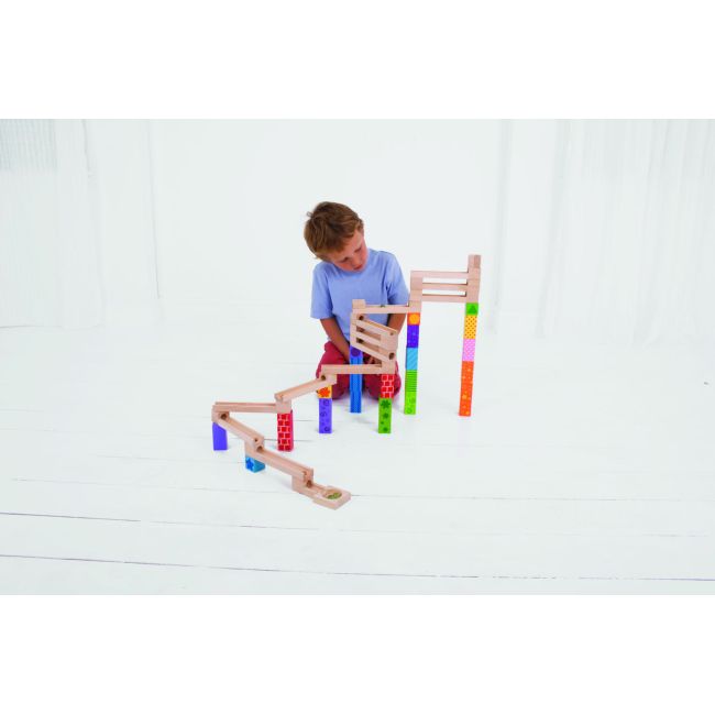 Marble run din lemn