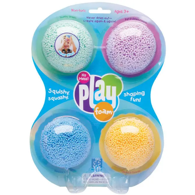 Spuma de modelat playfoam&trade; - set 4 culori