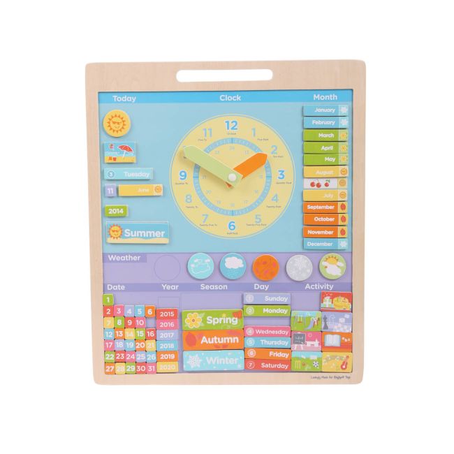 Vremea - calendar magnetic in limba engleza