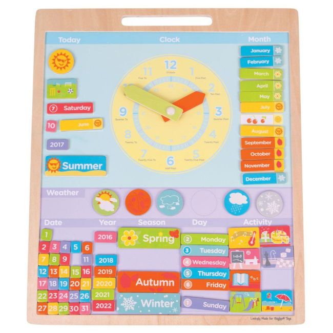 Vremea - calendar magnetic in limba engleza