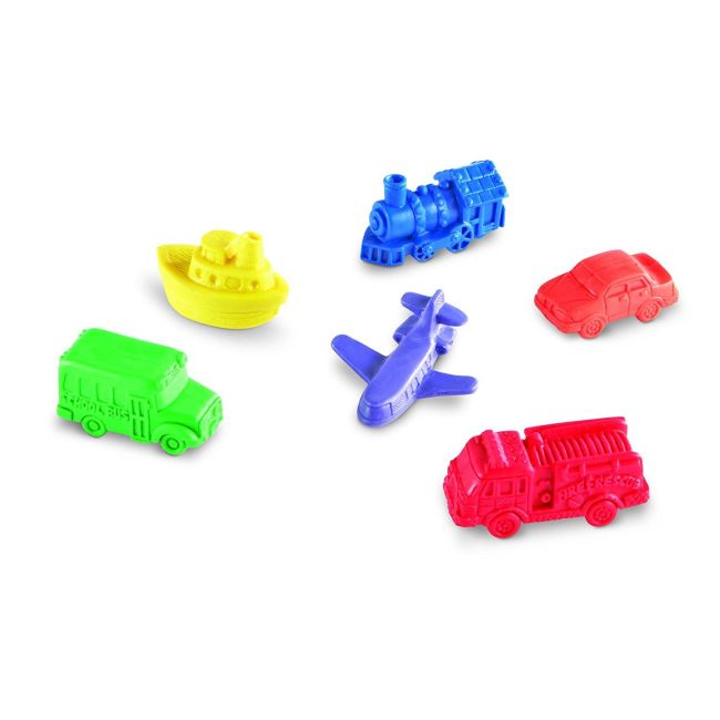 Mini vehicule pentru numarat - set 72 buc