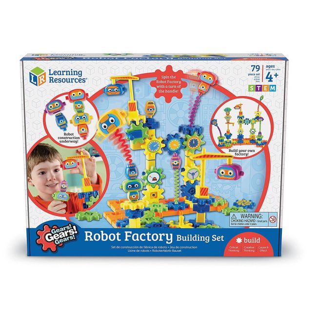 Set de constructie - gears! fabrica de robotei