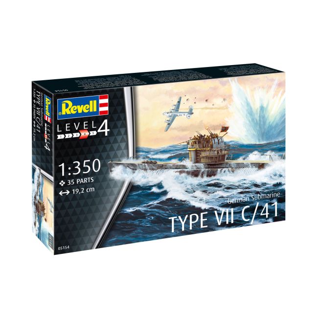 REVELL German Submarine Type VII C/41 - VRNRV5154