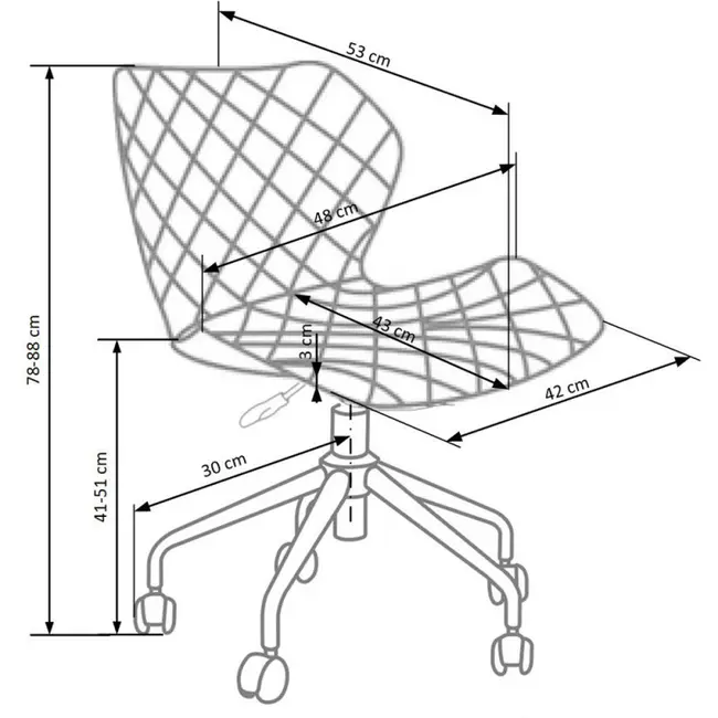 Scaun birou copii hm matrix, ergonomic, cadru cromat, stofa/piele ecologica, roti pivotante, 100 kg, negru/turcoaz drm3844