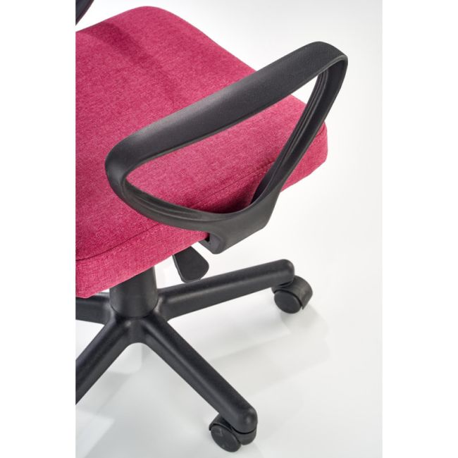 Scaun birou pentru copii cu plasa textila, hm timmy, ergonomic, inaltime reglabila, structura polipropilena, rotire 360 ˚, 120 kg, roz drm4466