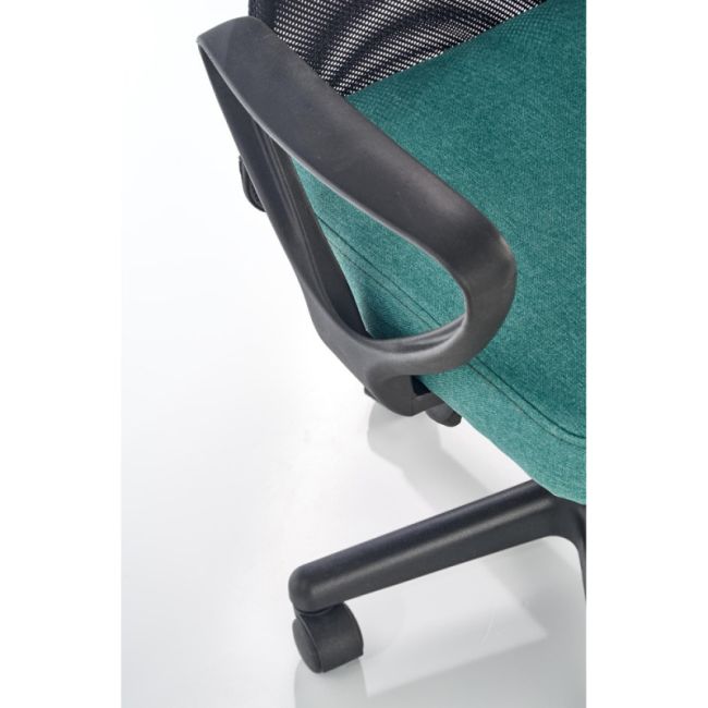 Scaun birou pentru copii cu plasa textila, hm timmy, ergonomic, inaltime reglabila, structura polipropilena, rotire 360 ˚, 120 kg, turcoaz drm4467