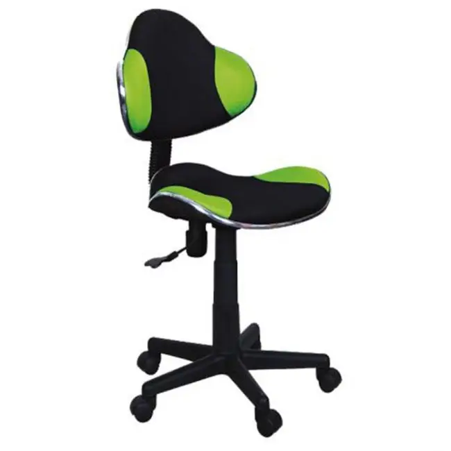 Scaun birou copii sl g2, ergonomic, stofa, inaltime reglabila, cadru polipropilena, 60 kg, verde/negru drm4188