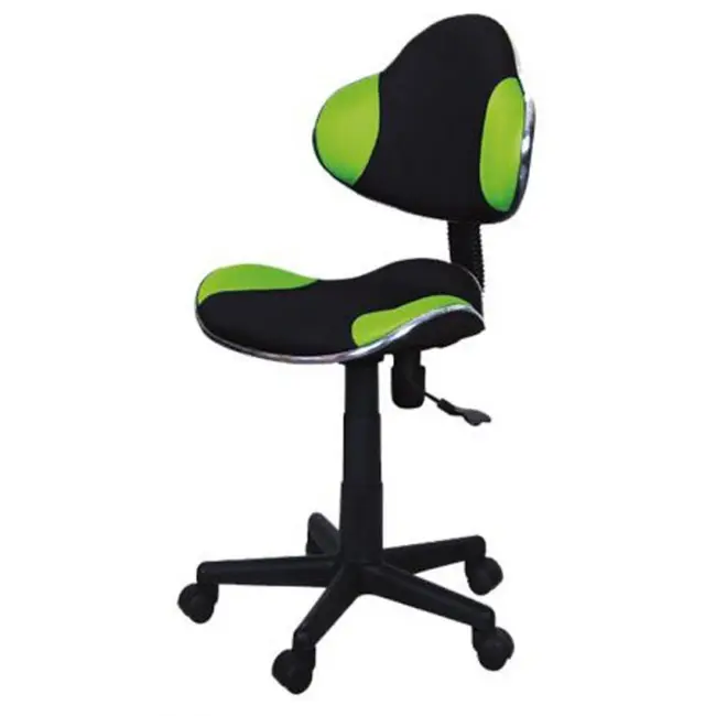 Scaun birou copii sl g2, ergonomic, stofa, inaltime reglabila, cadru polipropilena, 60 kg, verde/negru drm4188