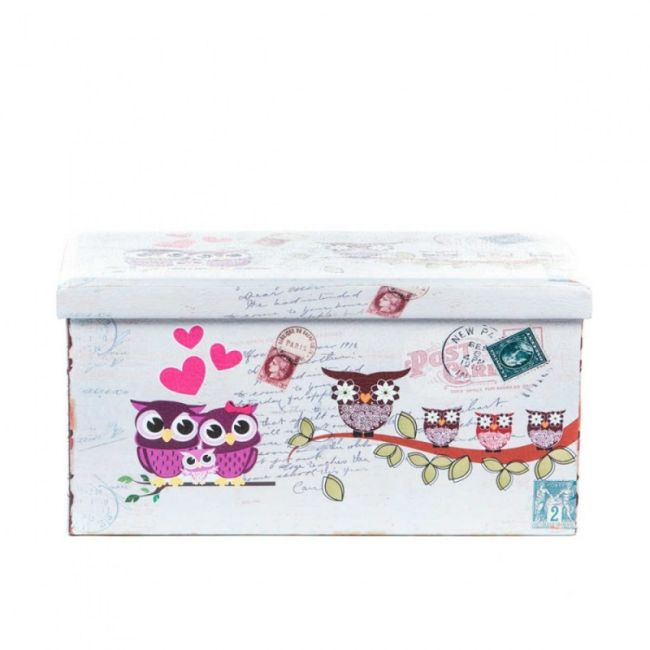 Taburete design 76.5 x 38 owls drm3265